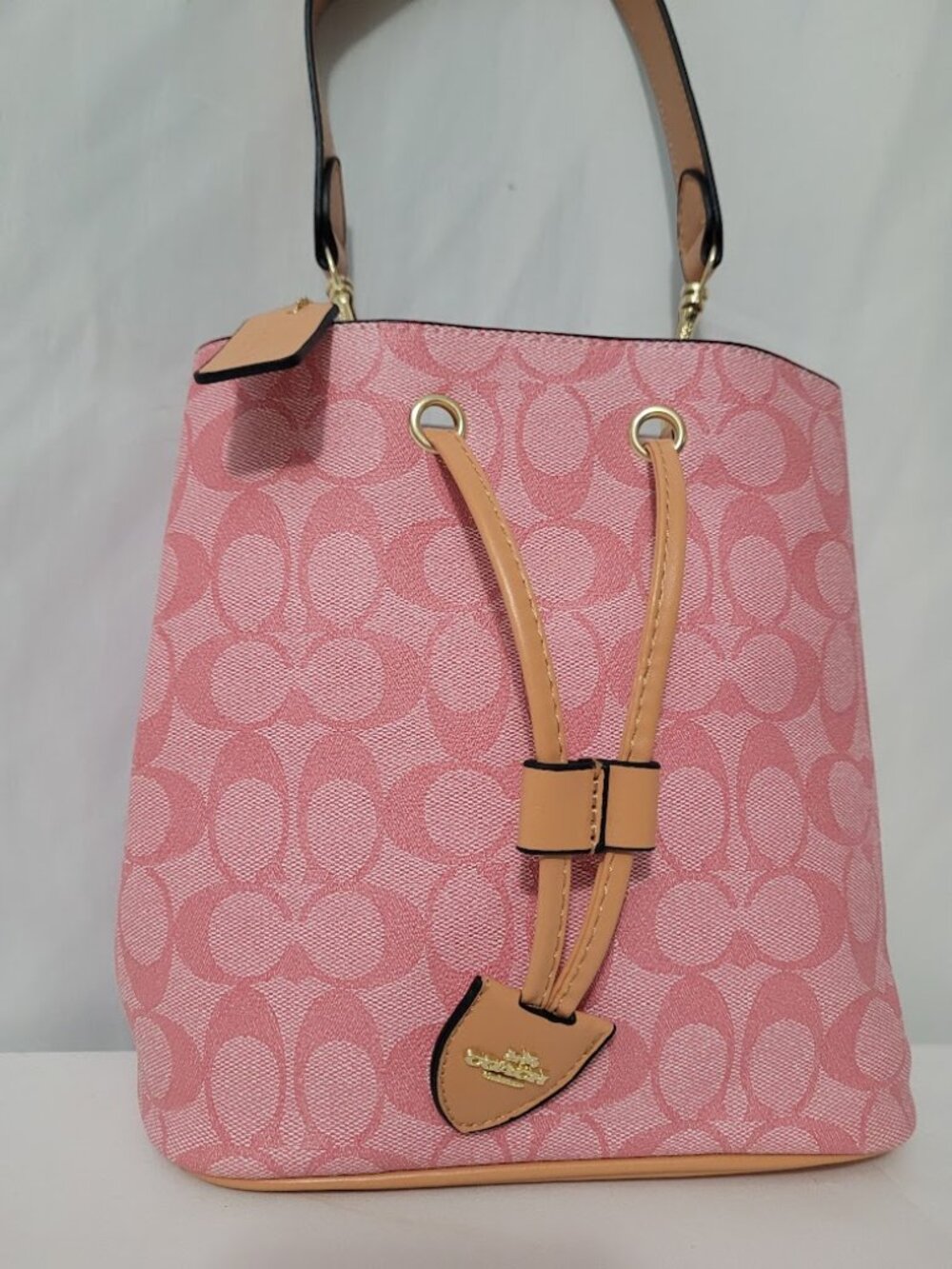 Coach Rowan Signature Bucket Canvas Bag